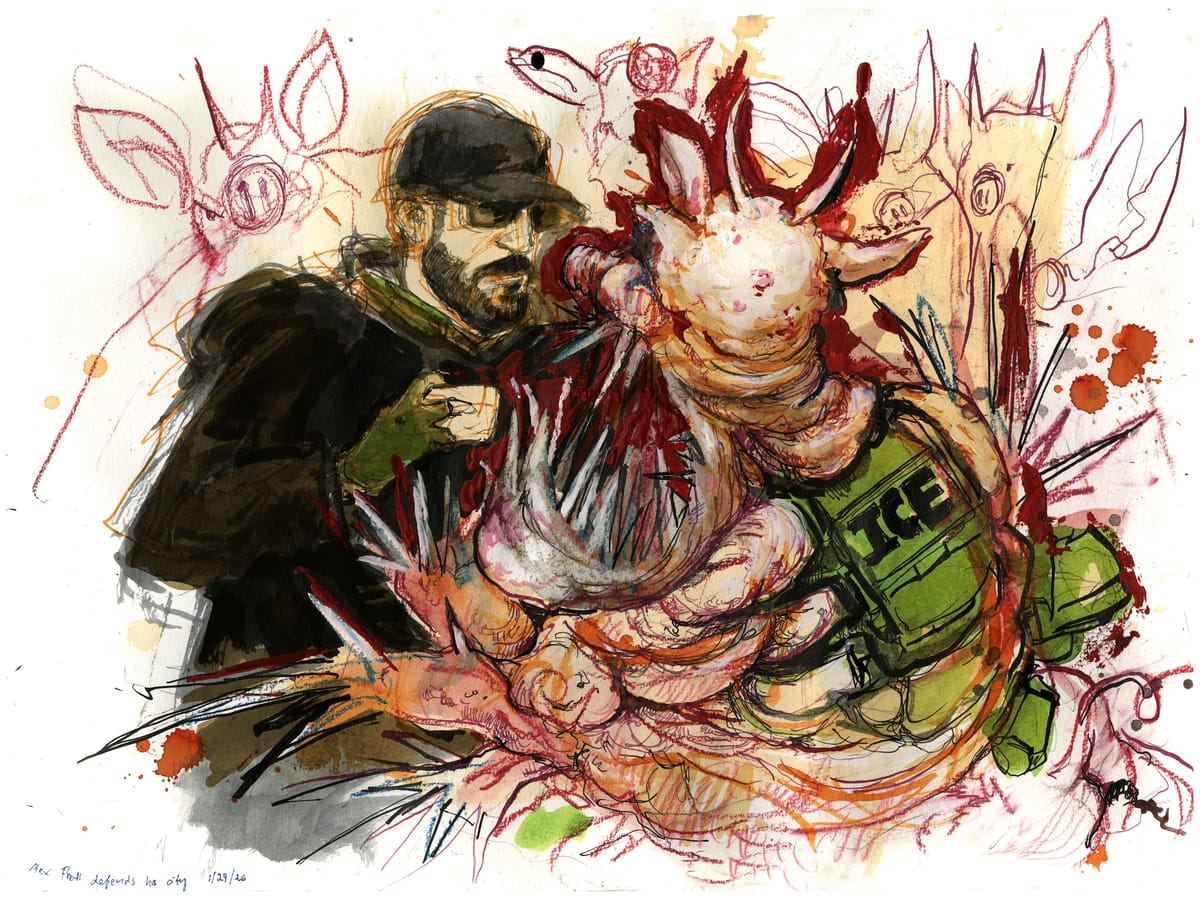 Artists Commemorate Alex Pretti, Victim of Border Patrol in Minneapolis