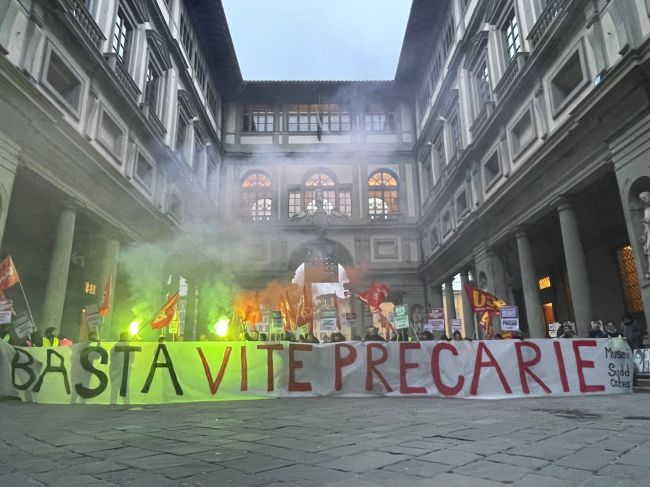 Uffizi Employees Rally Against Dismissal of Long-Term Temporary Staff