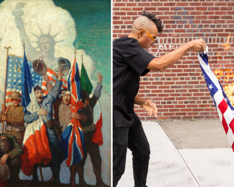 Exploring the Symbolism of the American Flag at Fairfield Art Show