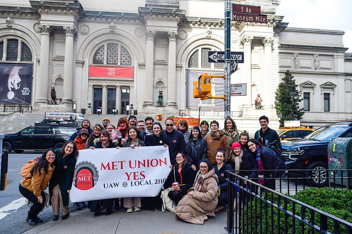 Metropolitan Museum Staff Secure Unionization
