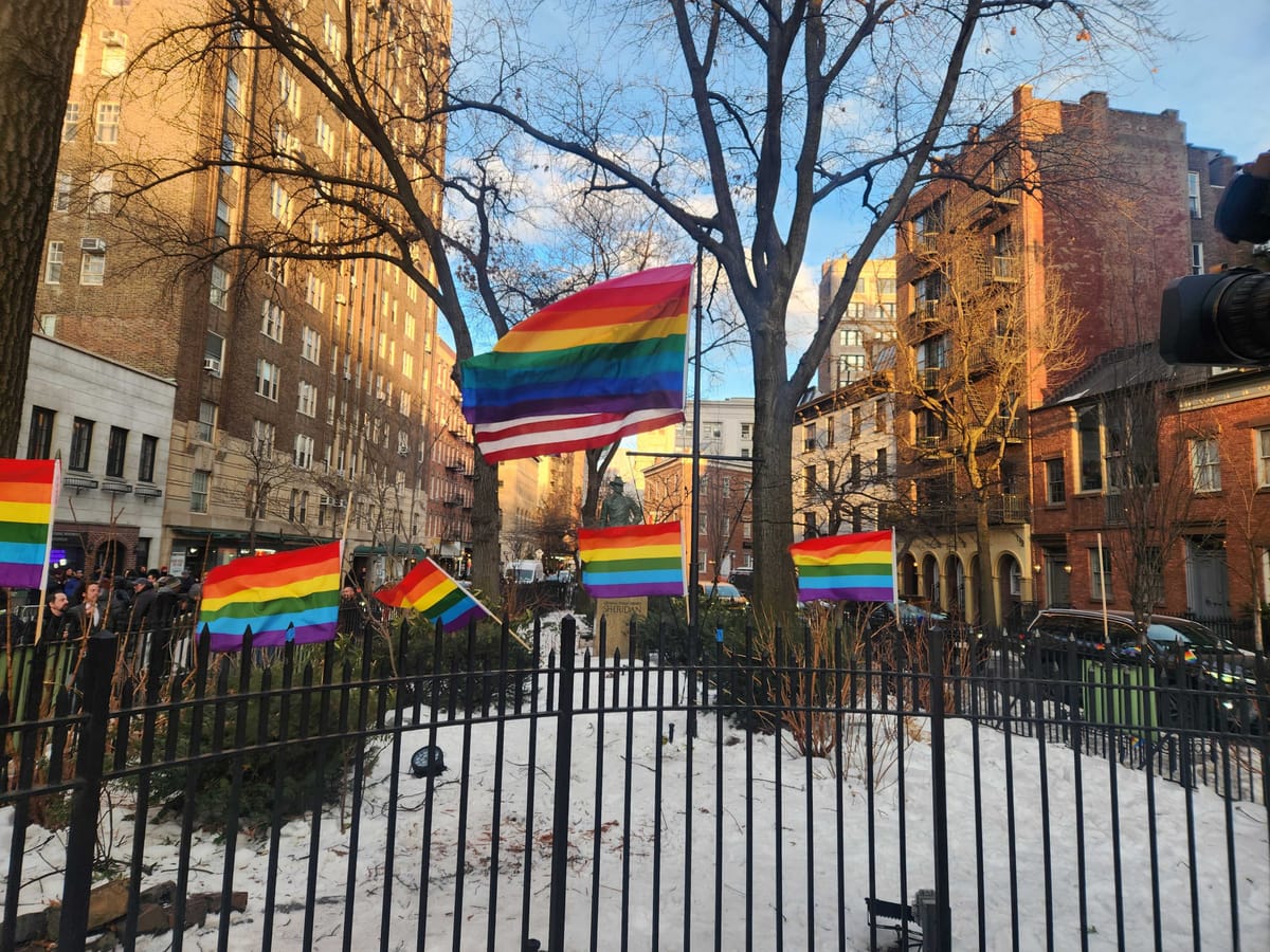 NYC Politicians Resist Trump, Reinstating Pride Flag at Stonewall