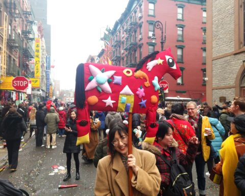 New York's Chinatown Celebrates the Year of the Fire Horse with Vibrant Displays