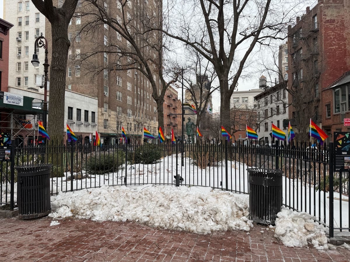 Pride Flag Taken Down from Stonewall Monument Following Trump's Order