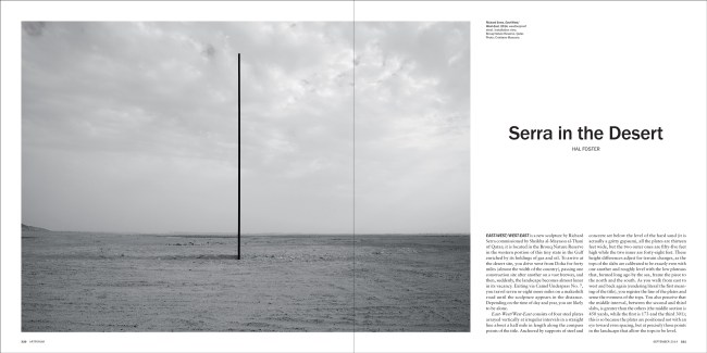 Exploring 'Serra in the Desert': Revisiting Hal Foster's Insights