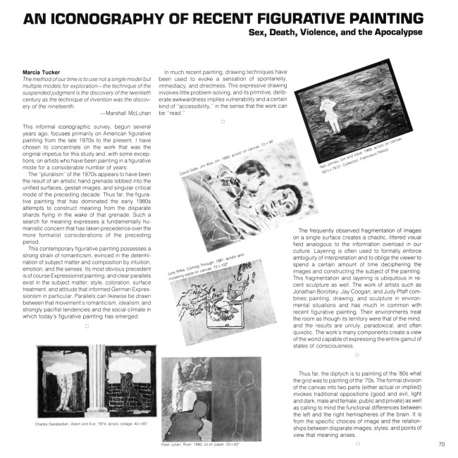 Exploring Themes of Sex and Chaos in 1970s Figurative Art