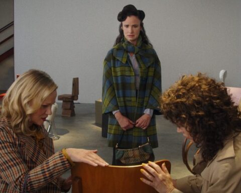 Juliette Lewis Transforms into Furniture in Commentary on Society