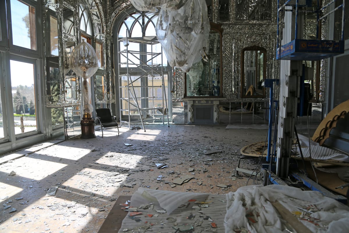 Tehran's Golestan Palace Sustains Heavy Damage from Israel-US Airstrikes