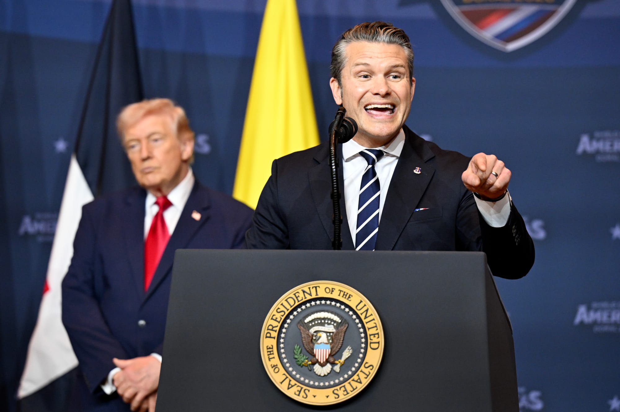 Defense Secretary Pete Hegseth Restricts Press Photographers Amidst Military Briefings