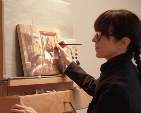 In Conversation with Hilary Harkness: Unveiling Fantastical Worlds on Canvas