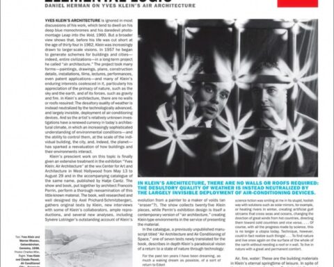 Exploring the 'Architecture of Air' by Parent and Klein