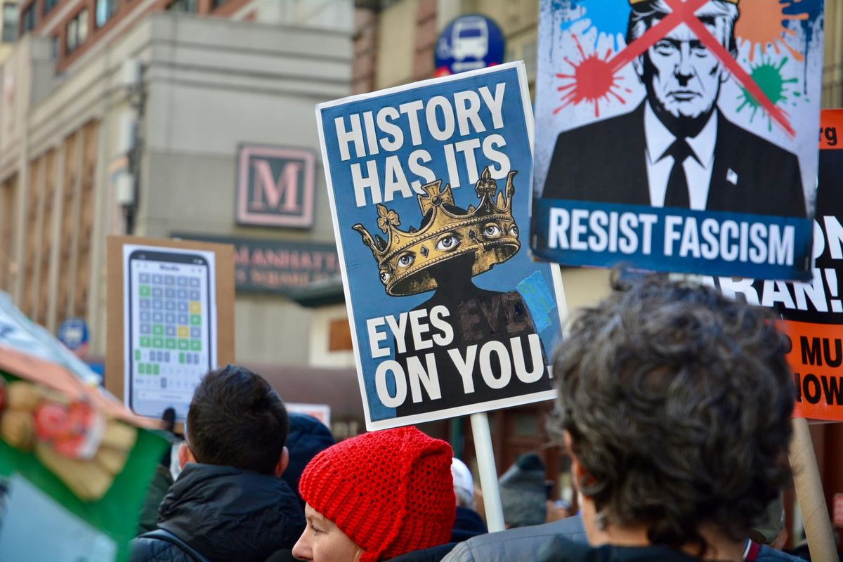 A Glimpse Into New York's Monumental Anti-Trump Demonstrations