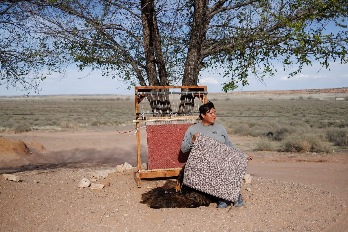Nikyle Begay Revives Traditional Diné Weaving Techniques
