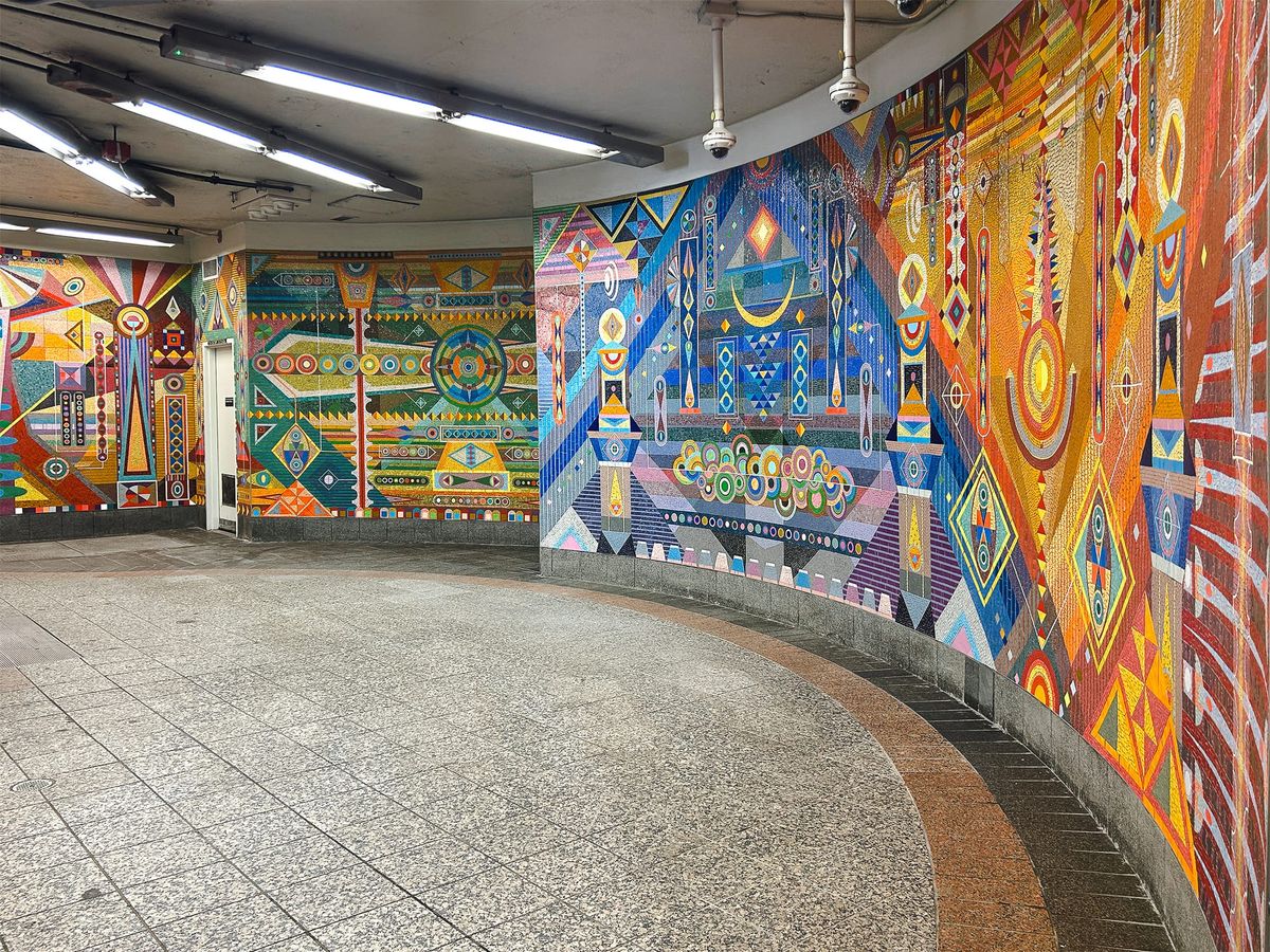 Hilma's Ghost Unveils Mystic Mural in NYC Subway