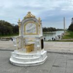 Protest Art Critiques Trump's Lavish Bathroom Makeover