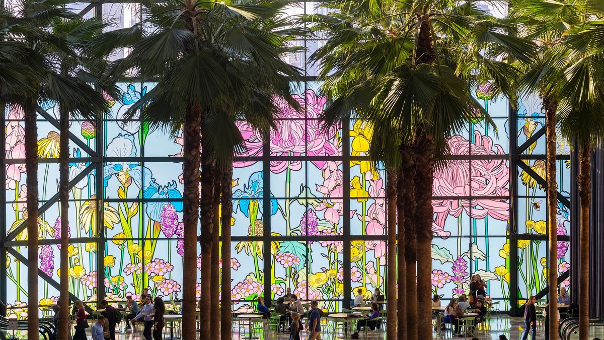 Graphic Rewilding's Vibrant Nature-Inspired Art Graces Brookfield Place