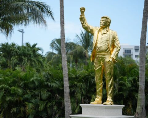 Statue of Trump Sparks Controversy Over Idolatry Comparisons