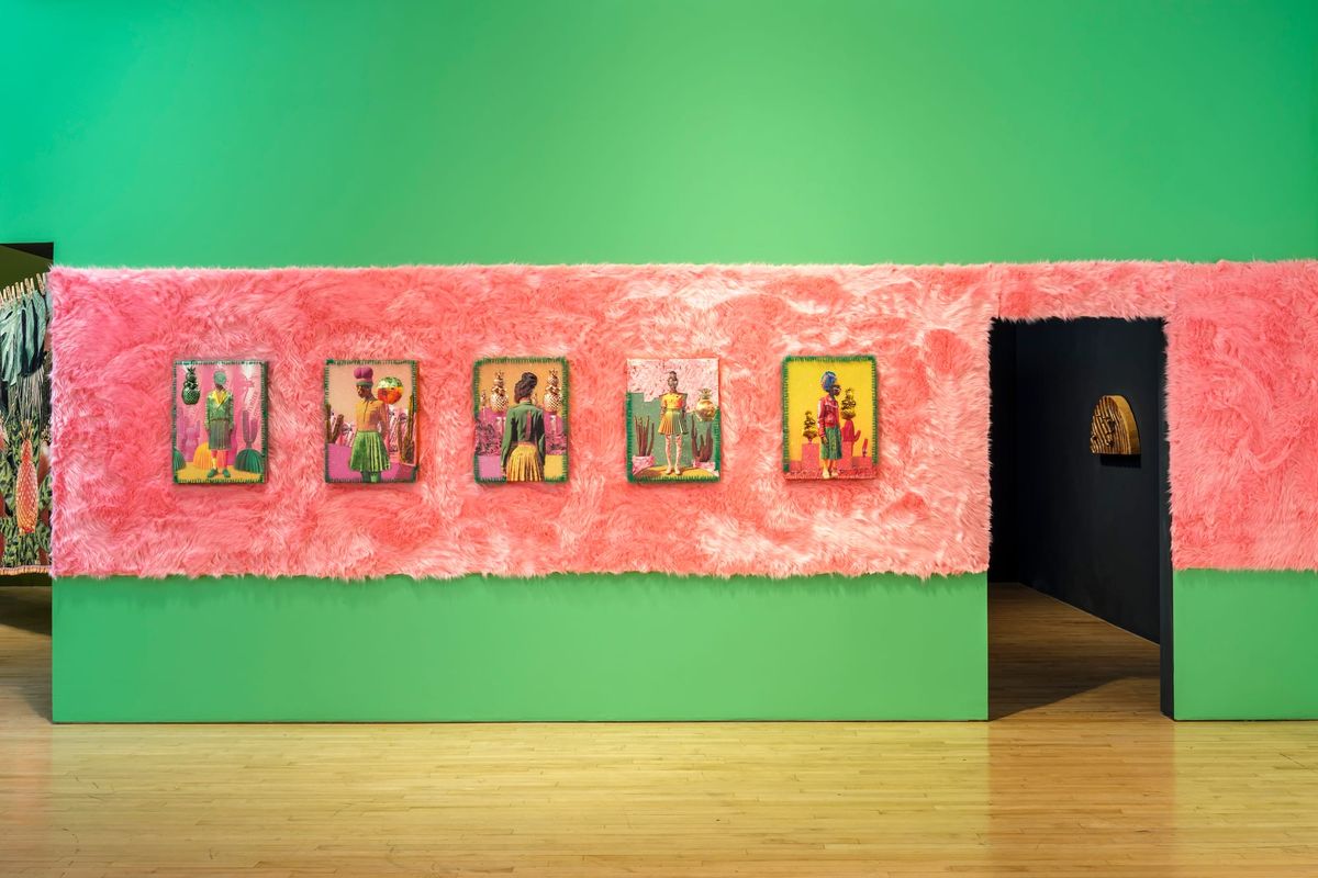 Artists Explore Velvet, Amethyst, and Sacred Materials in Pasadena Exhibition
