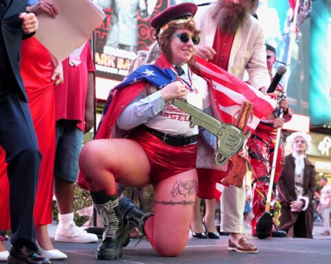 Giant Hot Dogs, Drag Performers, and Curtis Sliwa Steal the Show at “The Most American Pageant Ever!”