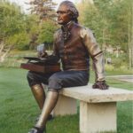 Trump Adds Thomas Jefferson Statue to the Rose Garden