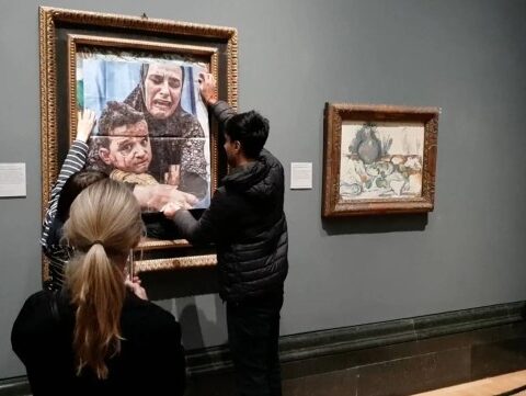 Pair Who Pasted Image of Palestinian Mother and Child Over Picasso at National Gallery Convicted of Criminal Damage
