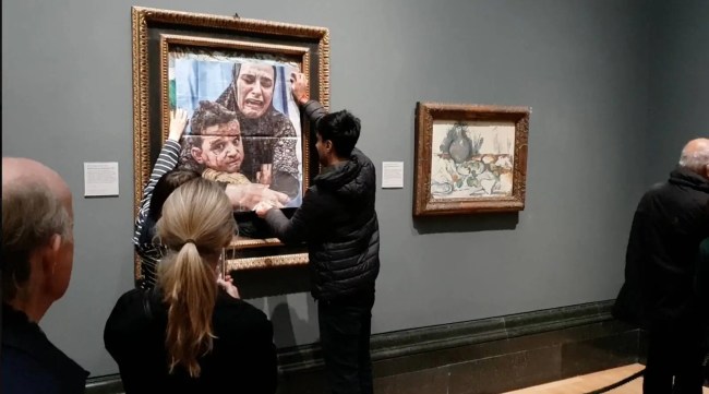 Pair Who Pasted Image of Palestinian Mother and Child Over Picasso at National Gallery Convicted of Criminal Damage