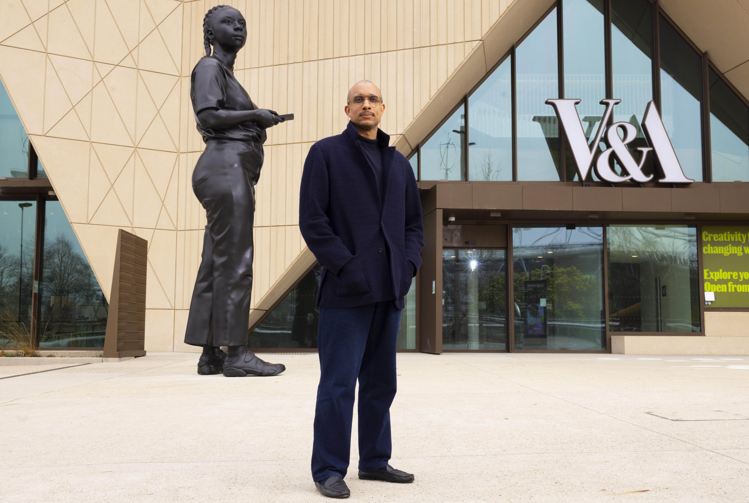 Thomas J Price’s Largest Sculpture Unveiled Outside London’s V&A East
