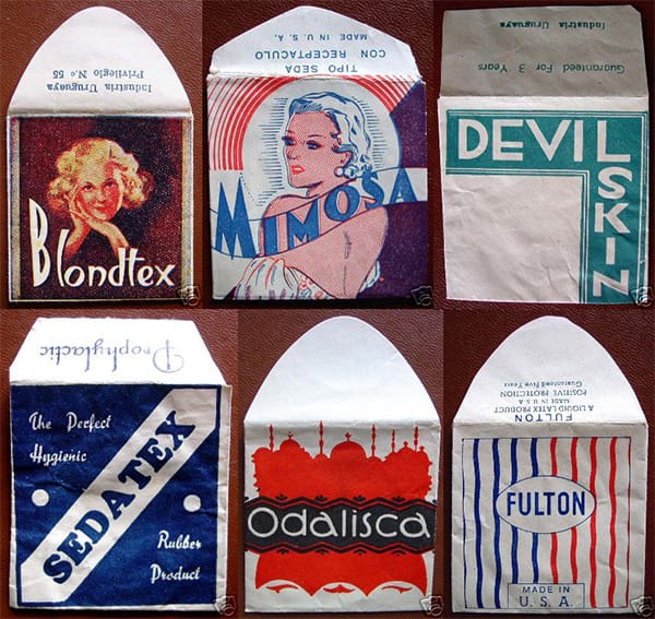 Vintage Condom Branding: Remember Your Rubbers!