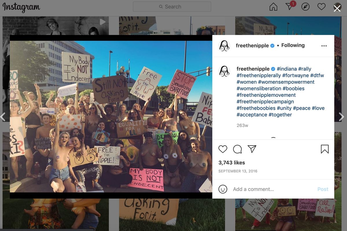 Free the Nipple: Tracing the Rise of a Hidden Movement