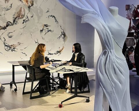 Pleating Alongside Iris van Herpen