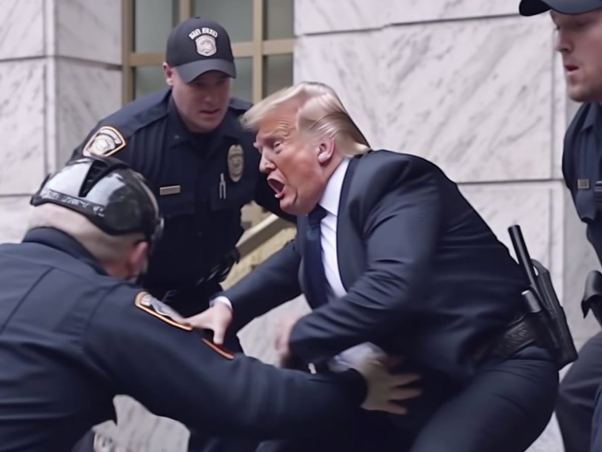 AI-Generated Trump Arrest Images Spark Frenzy Online
