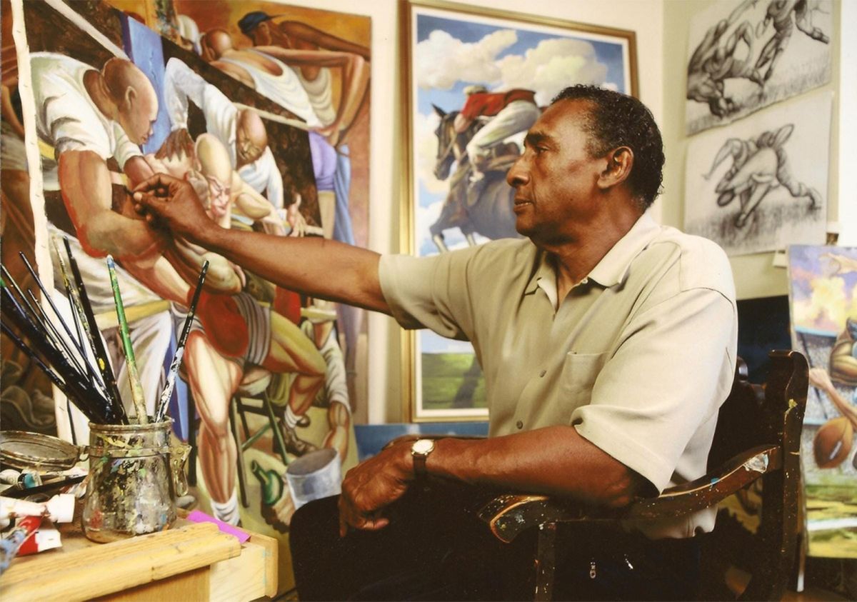 Inside Ernie Barnes’s Paint Tubes and the Preservation of His Legacy