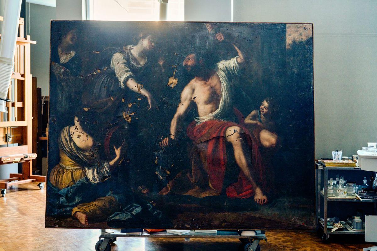 Getty Museum Restores Artemisia Gentileschi Work Damaged in Beirut Port Blast